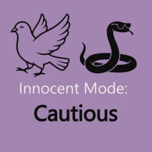 Camiseta Innocent Mode: Cautious JW mujer Costa Rica